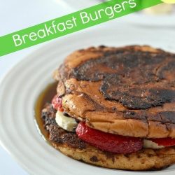 Strawberry Banana French Toast | Breakfast Burgers / french toast breakfast sandwich with strawberry banana and chocolate chips