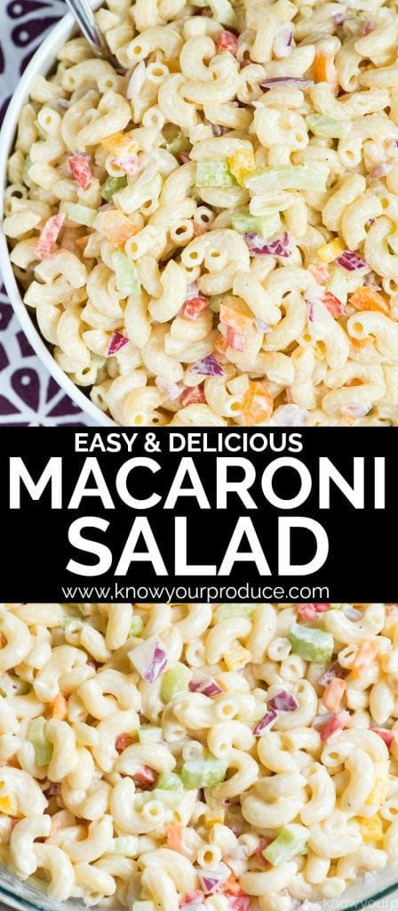 easy vegan macaroni salad