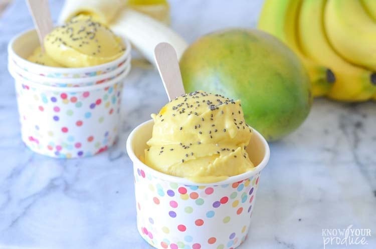 mango ice cream vitamix