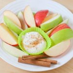 Yogurt Dip for Apples! simple yogurt dip for fruit, easy healthy snack. Serve this refreshing treat with fall favorites like apples pears.