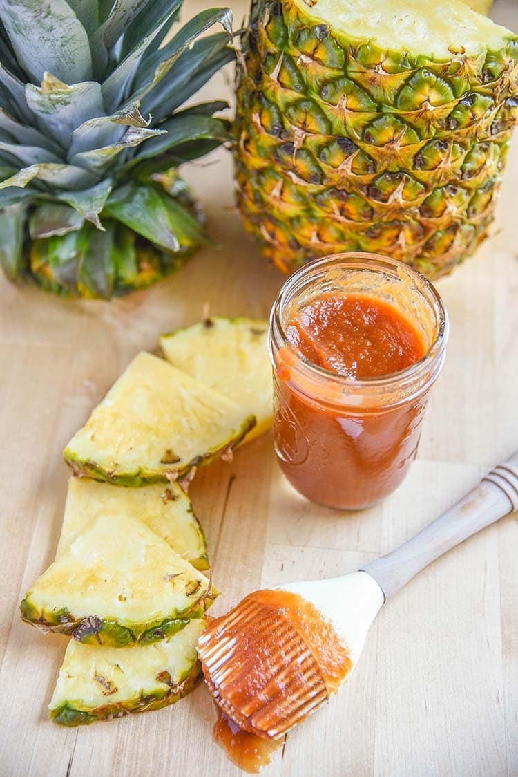 Homemade Pineapple BBQ Sauce Recipe, a quick and easy recipe for your grilled favorites!