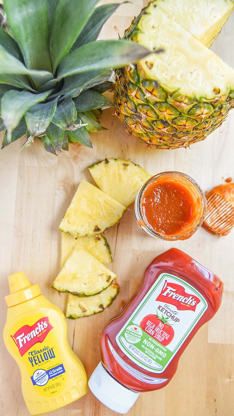 Homemade Pineapple BBQ Sauce Recipe, a quick and easy recipe for your grilled favorites!
