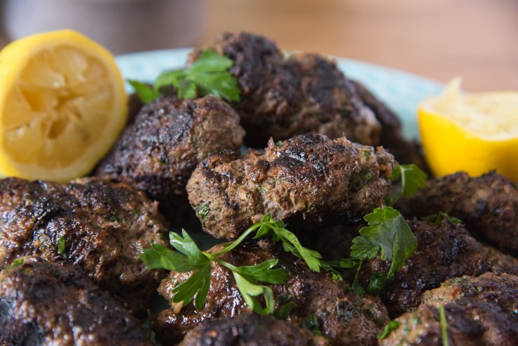 Grilled Beef Kofta Kebabs