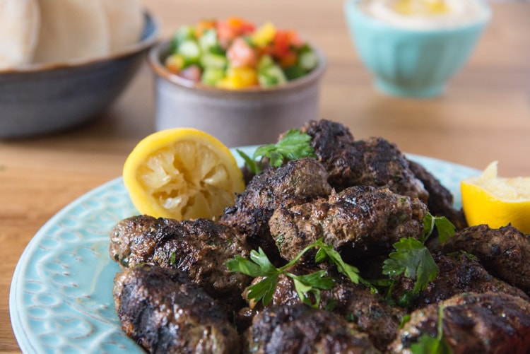 Mediterranean ground beef kabob recipe