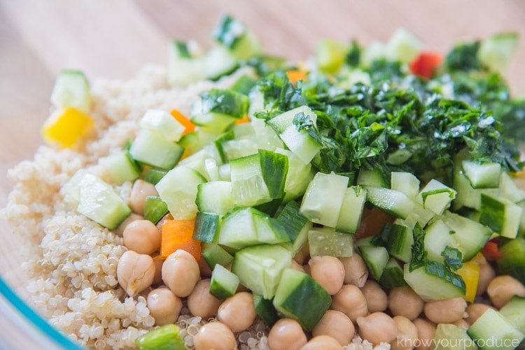 vegan quinoa salad