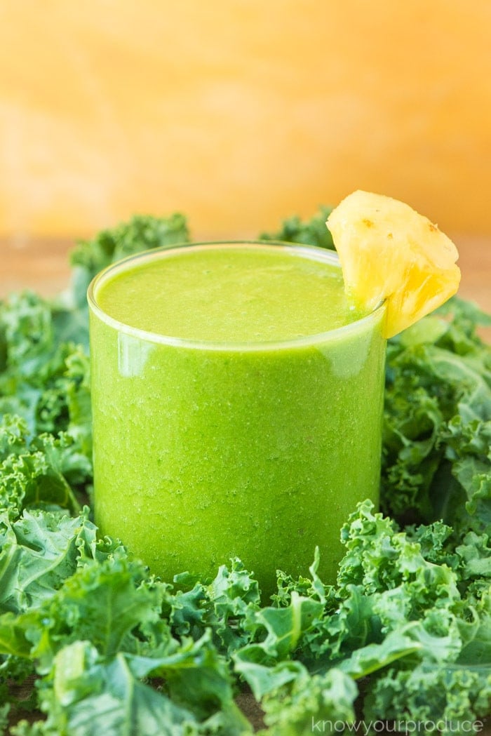 Pineapple Smoothie with Kale