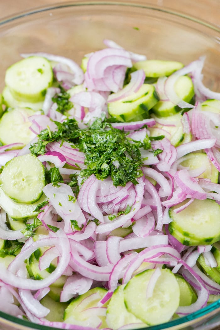 how to make cucumber salad