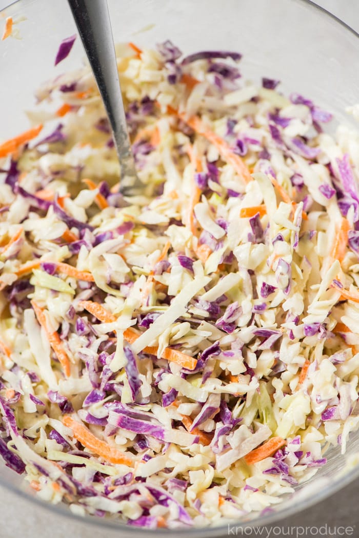 how to make vegan coleslaw recipe