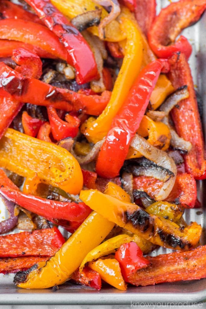 Roasted Peppers and Onions Know Your Produce
