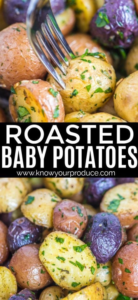 Roasted Baby Potatoes with Garlic and Parsley