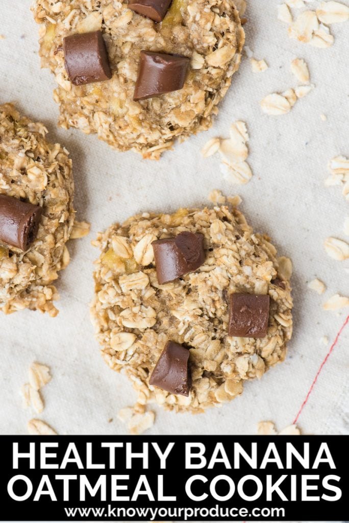 banana oatmeal chocolate chip cookies