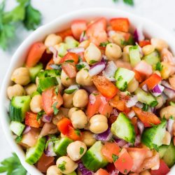 Chickpea Salad Recipe – Vegan and Oil Free