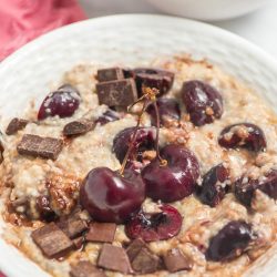 Cherry Oatmeal with Chocolate Chunks