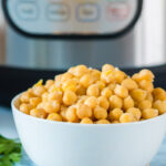 cooked chickpeas instant pot