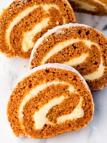 pumpkin roll recipe.